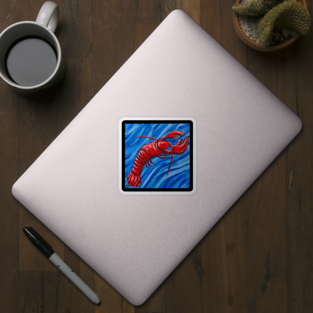 Red Lobster in the Sea by Amazing Creations